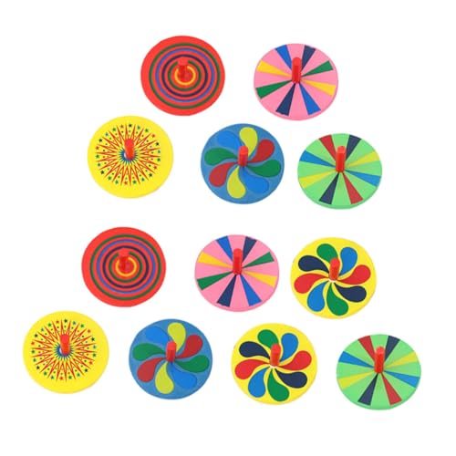 FRCOLOR 12 Stück Bunte Holz Spielzeuge Pädagogisches Gyroskop für Lustige Drehspielzeuge Zufälligen Farben für und Stressabbau Zufällige Farbe Zufällige Farbe FRCOLOR 12 Stück Bunte Holz Spielzeuge Pädagogisches Gyroskop für Lustige Drehspielzeuge Zufälligen Farben für und Stressabbau Zufällige Farbe Zufällige Farbe von FRCOLOR