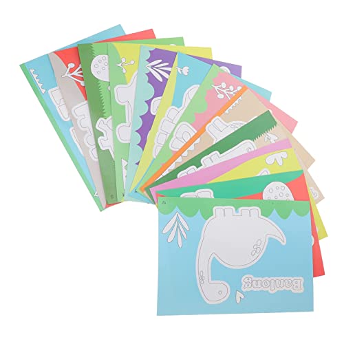 FRCOLOR 12 Stück Dinosaurier Aufkleber für Teiliges Eva Puzzle für Kreatives Basteln Fördert Feinmotorik und Logisches für Kleinkinder Jahre FRCOLOR 12 Stück Dinosaurier Aufkleber für Teiliges Eva Puzzle für Kreatives Basteln Fördert Feinmotorik und Logisches für Kleinkinder Jahre von FRCOLOR