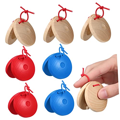 FRCOLOR 12 Stück Holz Kastagnetten für Kleinkinder Bunte Fingerinstrumente zur Musikalischen Frühförderung Fördert und Hand Augen Koordination für Ab Jahren FRCOLOR 12 Stück Holz Kastagnetten für Kleinkinder Bunte Fingerinstrumente zur Musikalischen Frühförderung Fördert und Hand Augen Koordination für Ab Jahren von FRCOLOR