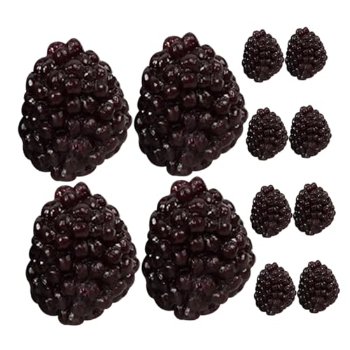 FRCOLOR 12 Stück Künstliche Himbeeren Deko Realistische Nachbildung für Hochzeiten Partys Fotografie als Tischdekoration oder Küchenornament von FRCOLOR