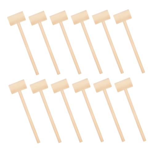 FRCOLOR 12 Stück Mini Holzhammer Teiliges Kinderspielzeug aus Massivem Holz für Kleinkinder Fördert Hand Augen Koordination und Geschicklichkeit für Jungen und Mädchen FRCOLOR 12 Stück Mini Holzhammer Teiliges Kinderspielzeug aus Massivem Holz für Kleinkinder Fördert Hand Augen Koordination und Geschicklichkeit für Jungen und Mädchen von FRCOLOR