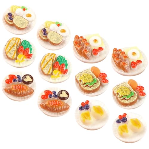 FRCOLOR 12 Stück Miniatur Lebensmittel Teiliges mit Süßen Snackmodellen für Puppenhaus Dekoration und Kreative DIY Gestaltung FRCOLOR 12 Stück Miniatur Lebensmittel Teiliges mit Süßen Snackmodellen für Puppenhaus Dekoration und Kreative DIY Gestaltung von FRCOLOR