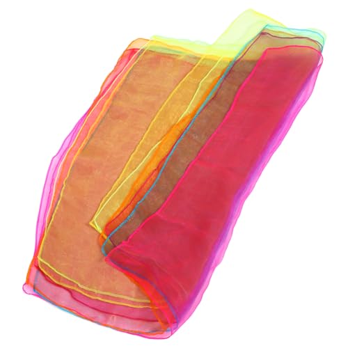 FRCOLOR 12 Stück Tanzschals für Chiffontücher Leuchtenden Farben für Jonglier und Tanzaufführungen für Kindergarten und Bühnenperformances FRCOLOR 12 Stück Tanzschals für Chiffontücher Leuchtenden Farben für Jonglier und Tanzaufführungen für Kindergarten und Bühnenperformances von FRCOLOR