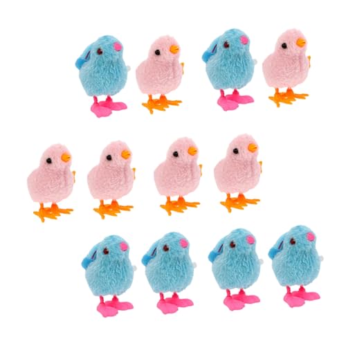 FRCOLOR 12 Stück Teiliges Aufziehspielzeug aus Plüsch mit Niedlichen Häschen und Küken Kleine Wind Up Kuscheltiere für Fördert Koordination und Fantasie als Geburtstagsgeschenk oder Party FRCOLOR 12 Stück Teiliges Aufziehspielzeug aus Plüsch mit Niedlichen Häschen und Küken Kleine Wind Up Kuscheltiere für Fördert Koordination und Fantasie als Geburtstagsgeschenk oder Party von FRCOLOR