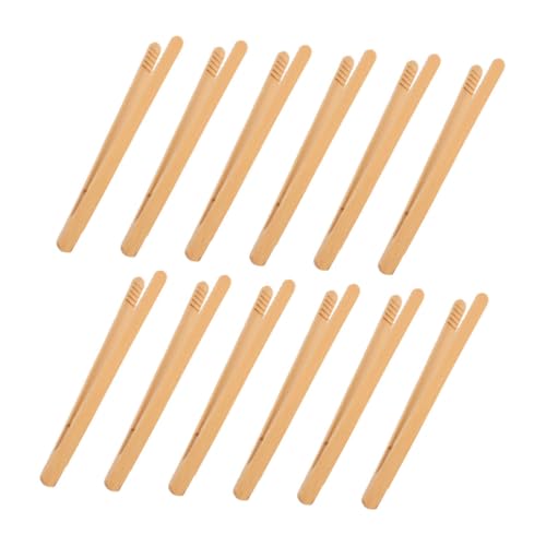FRCOLOR 12 Stück Teiliges Bambus Mini Zangenset für Vorschulkinder Montessori Feinmotorik Lernspielzeug Perlenclip Sortierhilfe Leicht und Handlich für Kleine Hände für Kindergarten und FRCOLOR 12 Stück Teiliges Bambus Mini Zangenset für Vorschulkinder Montessori Feinmotorik Lernspielzeug Perlenclip Sortierhilfe Leicht und Handlich für Kleine Hände für Kindergarten und von FRCOLOR