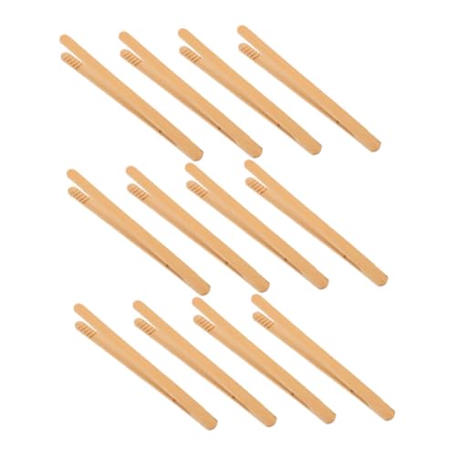 FRCOLOR 12 Stück Teiliges Bambus Zangenset Montessori Feinmotorik Lernspielzeug Nachhaltige Bambus Kochzange für Leichte Sichere Greifhilfe zum Sortieren von Perlen und Snacks Fördert FRCOLOR 12 Stück Teiliges Bambus Zangenset Montessori Feinmotorik Lernspielzeug Nachhaltige Bambus Kochzange für Leichte Sichere Greifhilfe zum Sortieren von Perlen und Snacks Fördert von FRCOLOR