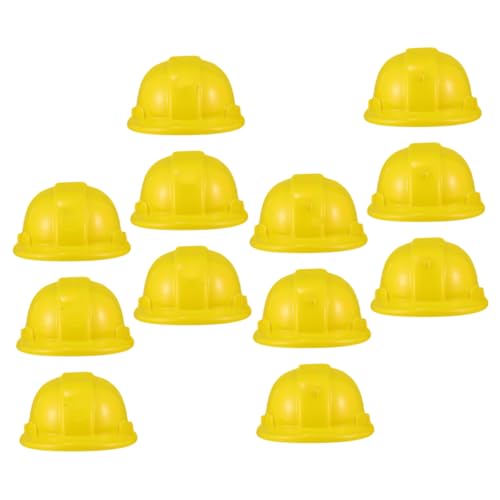 FRCOLOR 12 Stück Teiliges Bauarbeiterhüte aus Robustem Kunststoff für Verkleiden Feiern für Halloween Leichte und Realistische Spielzeughelme Gelb FRCOLOR 12 Stück Teiliges Bauarbeiterhüte aus Robustem Kunststoff für Verkleiden Feiern für Halloween Leichte und Realistische Spielzeughelme Gelb von FRCOLOR