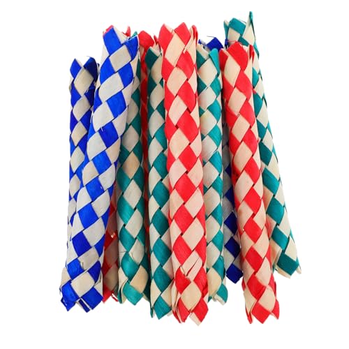 FRCOLOR 12 Stück Teiliges Chinesische Fingerfalle aus Bambus für Interaktives Kauspielzeug für Partys Geburtstagsfeiern Goodie Bag Füller Fördert Geschicklichkeit und von FRCOLOR