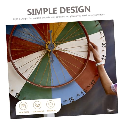 FRCOLOR 12 Stück Teiliges Drehbare Pfeile aus Kunststoff Lange Bunte Spielzeiger für Desktop Spiel Wiederverwendbar Leicht und Robust Geeignet für Brettspiele Bildung Partys und FRCOLOR 12 Stück Teiliges Drehbare Pfeile aus Kunststoff Lange Bunte Spielzeiger für Desktop Spiel Wiederverwendbar Leicht und Robust Geeignet für Brettspiele Bildung Partys und von FRCOLOR
