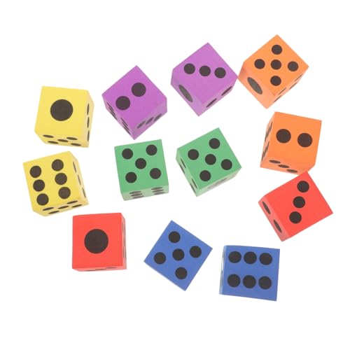 FRCOLOR 12 Stück Teiliges Eva Schaumstoffwürfel für Bunte Spielwürfel Sicherer Lernspaß für Drinnen und Draußen Geeignet für Brettspiele und Unterricht Zufällige Farbe Zufällige Farbe FRCOLOR 12 Stück Teiliges Eva Schaumstoffwürfel für Bunte Spielwürfel Sicherer Lernspaß für Drinnen und Draußen Geeignet für Brettspiele und Unterricht Zufällige Farbe Zufällige Farbe von FRCOLOR