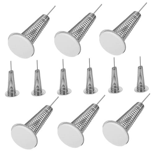 FRCOLOR 12 Stück Teiliges Federbasen für DIY Clay Ornament Puppen Flexible Schwingfedern für Auto-Dashboard Motorisierte Fahrzeugdekoration Robuste Metallfedern für Kopf-schüttelspielzeug von FRCOLOR