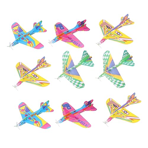 FRCOLOR 12 Stück Schaumstoff Flugzeuge für Kinder Handwurfspielzeug Buntes Flugzeugspielzeug für Draußen Spaß für Jungen und Mädchen FRCOLOR 12 Stück Schaumstoff Flugzeuge für Kinder Handwurfspielzeug Buntes Flugzeugspielzeug für Draußen Spaß für Jungen und Mädchen von FRCOLOR