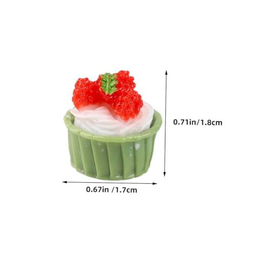 FRCOLOR 12 Stück Teiliges Künstliche Kleine Kuchen Modelle Realistische Dessert Deko Langlebige und Verschleißfeste Resin Figuren Vielseitig für Küche Laden Fotografie und Festdekoration von FRCOLOR