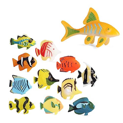 FRCOLOR 12 Stück Teiliges Meerestier Dekorationsspielzeug aus Realistische Meereslebewesen Modelle für Kinderzimmer Schreibtisch und Fischbecken Dekorationen FRCOLOR 12 Stück Teiliges Meerestier Dekorationsspielzeug aus Realistische Meereslebewesen Modelle für Kinderzimmer Schreibtisch und Fischbecken Dekorationen von FRCOLOR