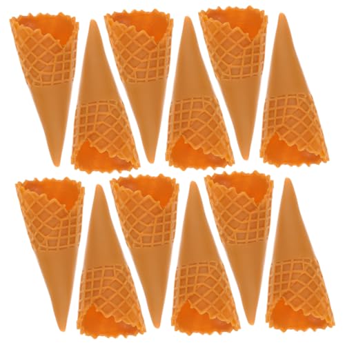 FRCOLOR 12 Stück Teiliges Mini Eiscreme Modell aus Realistische Simulation für Dekoration und Basteln Robuste und Wiederverwendbare für Kreative Projekte von FRCOLOR