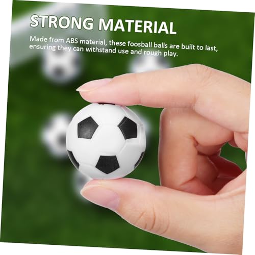 FRCOLOR 12 Stück Teiliges Mini Tischfußball Bälle aus Robustem Abs Kompakte für Tischkicker und Tischfußballspiele für Büro Zuhause und Party Ersatzbälle für Foosball Spielspaß von FRCOLOR