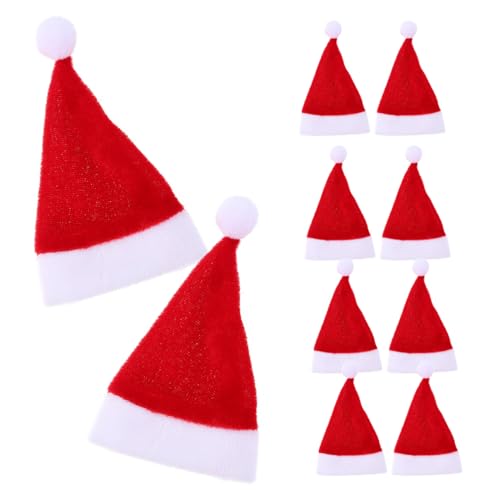 FRCOLOR 12 Stück Teiliges Mini Weihnachtsmützen Kleine Nikolausmützen aus Filz als Lollipop Flaschenabdeckung Bunte Mini Xmas Hüte für Bastelzubehör und Festliche Tischdekoration FRCOLOR 12 Stück Teiliges Mini Weihnachtsmützen Kleine Nikolausmützen aus Filz als Lollipop Flaschenabdeckung Bunte Mini Xmas Hüte für Bastelzubehör und Festliche Tischdekoration von FRCOLOR
