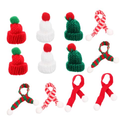 FRCOLOR 12 Stück Teiliges Mini Weihnachtsmützen Schal- Bunte Strickmützen und Schals für DIY Weihnachtsdeko Puppen Weinflaschen Bastelbedarf Festliche Handwerksaccessoires FRCOLOR 12 Stück Teiliges Mini Weihnachtsmützen Schal- Bunte Strickmützen und Schals für DIY Weihnachtsdeko Puppen Weinflaschen Bastelbedarf Festliche Handwerksaccessoires von FRCOLOR