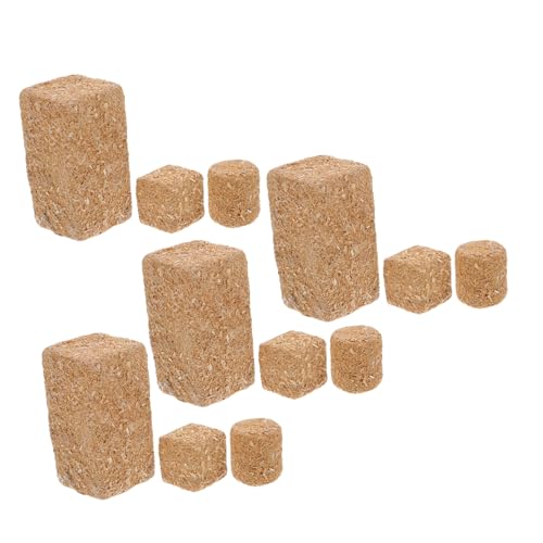 FRCOLOR 12 Stück Teiliges Miniatur Heuballen aus Künstlichem Stroh Dekorative Bauernhof deko Vielseitige Mini Figuren für Puppenhaus Garten Fotografie und DIY herbstdekoration von FRCOLOR