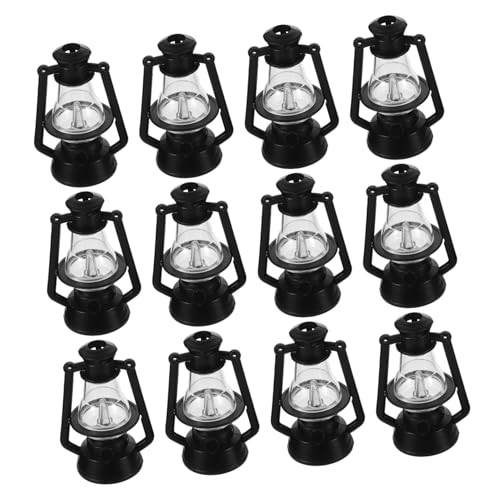 FRCOLOR 12 Stück Teiliges Miniatur Öllampen für Puppenhaus Dekorationen Retro Kerosinlampe Modell für DIY Mikroszenen Tischdeko für Halloween und Kreative Projekte FRCOLOR 12 Stück Teiliges Miniatur Öllampen für Puppenhaus Dekorationen Retro Kerosinlampe Modell für DIY Mikroszenen Tischdeko für Halloween und Kreative Projekte von FRCOLOR