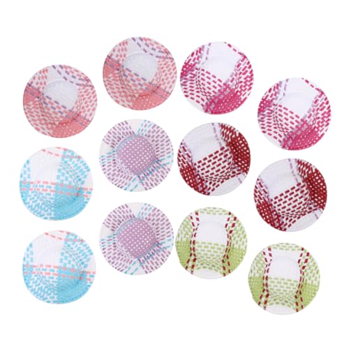 FRCOLOR 12 Stück Teiliges Miniatur Papier Strohhüte Bunte Gestreifte Kleine Hüte DIY Puppenhaus Dekoration Bastelzubehör für Haar und Wohnaccessoires Praktische Mini Hüte für Kreative FRCOLOR 12 Stück Teiliges Miniatur Papier Strohhüte Bunte Gestreifte Kleine Hüte DIY Puppenhaus Dekoration Bastelzubehör für Haar und Wohnaccessoires Praktische Mini Hüte für Kreative von FRCOLOR
