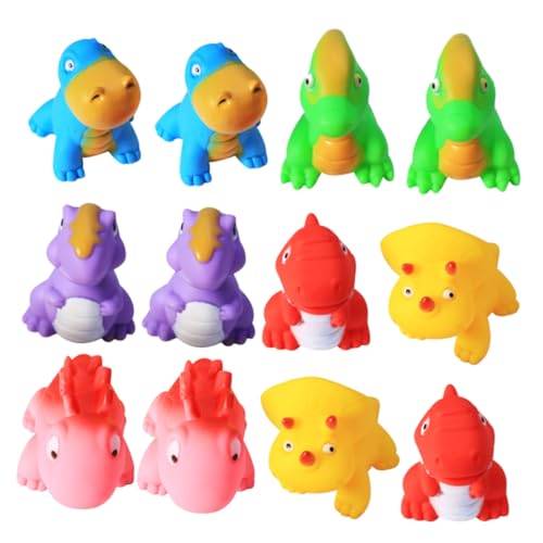 FRCOLOR 12 Stück Teiliges Niedlicher Dinosaurier Badespielzeuge Geräuschmachende Toys für Badewanne Schwimmbad und Sicher und Hautfreundlich FRCOLOR 12 Stück Teiliges Niedlicher Dinosaurier Badespielzeuge Geräuschmachende Toys für Badewanne Schwimmbad und Sicher und Hautfreundlich von FRCOLOR