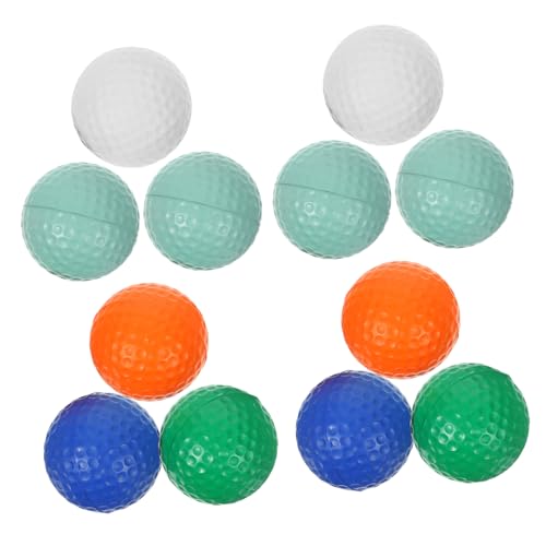 FRCOLOR 12 Stück Teiliges PU Mini Relief Ball für Farbige Stressbälle zum Quetschen Langlebige Decompression Spielzeuge für Jungen und Mädchen Mitgebsel Kindergeburtstag Zufällige Farbe von FRCOLOR
