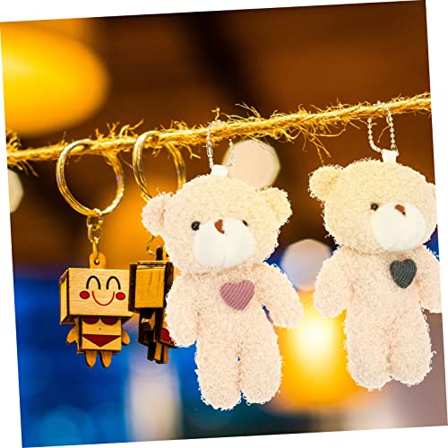 FRCOLOR 12 Stück Teiliges Plüschbär Schlüsselanhänger Niedliches Bären Stofftier Anhänger Weiches Kuscheltier für Taschen und Schlüsseldeko Langlebig und Geeignet als zu Geburtstag und FRCOLOR 12 Stück Teiliges Plüschbär Schlüsselanhänger Niedliches Bären Stofftier Anhänger Weiches Kuscheltier für Taschen und Schlüsseldeko Langlebig und Geeignet als zu Geburtstag und von FRCOLOR