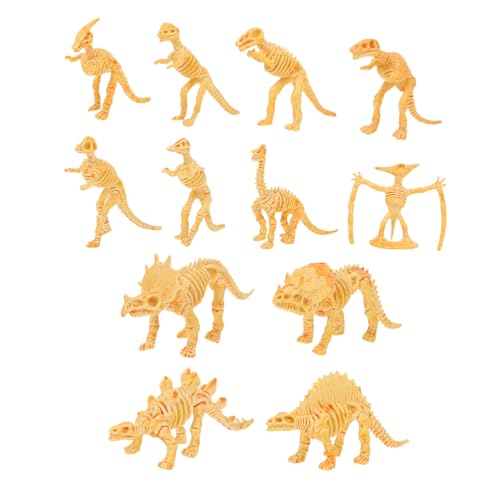 FRCOLOR 12 Stück Teiliges Realistische Dinosaurier Skelett Modelle Pädagogisches Archäologie für Robuste Mini Dinosaurier Figuren zur Kognitiven und Kindgerechten Dekoration FRCOLOR 12 Stück Teiliges Realistische Dinosaurier Skelett Modelle Pädagogisches Archäologie für Robuste Mini Dinosaurier Figuren zur Kognitiven und Kindgerechten Dekoration von FRCOLOR