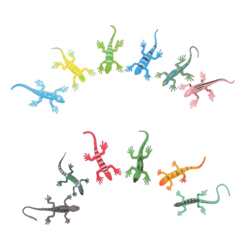 FRCOLOR 12 Stück Teiliges Realistische Eidechsen Figuren aus Farbigem Kunststoff Detailgetreue Reptilienmodelle für Pädagogisches Lernen Kreatives und Dekoration zu Hause oder Schule FRCOLOR 12 Stück Teiliges Realistische Eidechsen Figuren aus Farbigem Kunststoff Detailgetreue Reptilienmodelle für Pädagogisches Lernen Kreatives und Dekoration zu Hause oder Schule von FRCOLOR