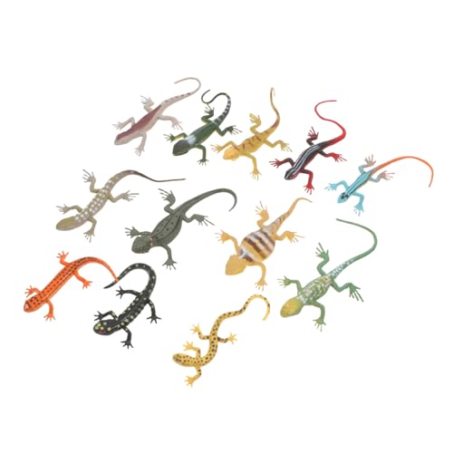 FRCOLOR 12 Stück Teiliges Realistische Eidechsen Spielzeugfiguren Lustige Reptilien Spielzeuge für Partys Halloween Dekoration Lernspielzeug Vielseitige Wand und Tischdekoration FRCOLOR 12 Stück Teiliges Realistische Eidechsen Spielzeugfiguren Lustige Reptilien Spielzeuge für Partys Halloween Dekoration Lernspielzeug Vielseitige Wand und Tischdekoration von FRCOLOR