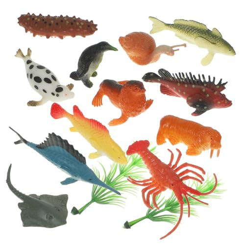 FRCOLOR 12 Stück Teiliges Realistischer Meeresbewohner Figuren aus Kunststoff Vielfältige Meerestiere für Pädagogisches Meeres Tiermodell zur Schulbildung und Partydekoration FRCOLOR 12 Stück Teiliges Realistischer Meeresbewohner Figuren aus Kunststoff Vielfältige Meerestiere für Pädagogisches Meeres Tiermodell zur Schulbildung und Partydekoration von FRCOLOR