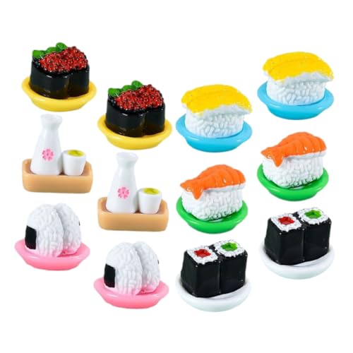 FRCOLOR 12 Stück Teiliges Realistisches Sushi Modell Kunstsushi zur Dekoration für Zuhause Kindergarten Küche und Mehr Simuliert Lebensnahe Präsentation FRCOLOR 12 Stück Teiliges Realistisches Sushi Modell Kunstsushi zur Dekoration für Zuhause Kindergarten Küche und Mehr Simuliert Lebensnahe Präsentation von FRCOLOR