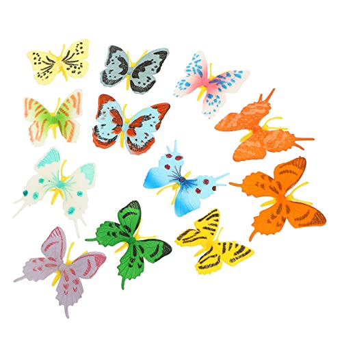 FRCOLOR 12 Stück Teiliges Schmetterling Modellset aus PVC Realistische Kleine Figuren Sicher und Langlebig Pädagogisches für Kinderzimmer und Wissenschaftsunterricht für Junge Mädchen und FRCOLOR 12 Stück Teiliges Schmetterling Modellset aus PVC Realistische Kleine Figuren Sicher und Langlebig Pädagogisches für Kinderzimmer und Wissenschaftsunterricht für Junge Mädchen und von FRCOLOR
