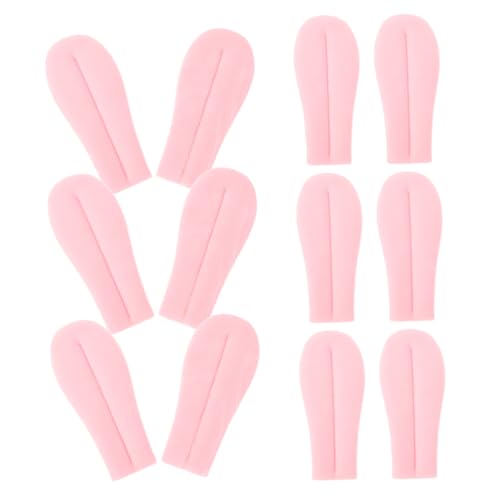 FRCOLOR 12 Stück Teiliges Set Farbige Zungenaccessoires für Puppen Realistische DIY Zungen für Stofftiere Handgemachte Puppen und Bastelprojekte und Vielseitig von FRCOLOR