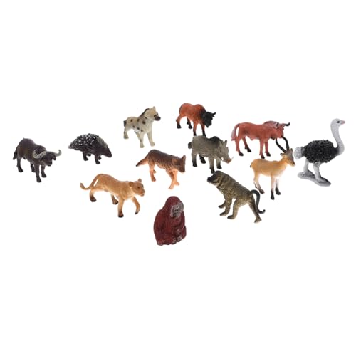 FRCOLOR 12 Stück Teiliges Set Realistische Miniatur Afrikanische Wildtiere Figuren Kreative Tierornamente für Schreibtischdekoration Leichte Detailgetreue Deko für Zuhause und FRCOLOR 12 Stück Teiliges Set Realistische Miniatur Afrikanische Wildtiere Figuren Kreative Tierornamente für Schreibtischdekoration Leichte Detailgetreue Deko für Zuhause und von FRCOLOR