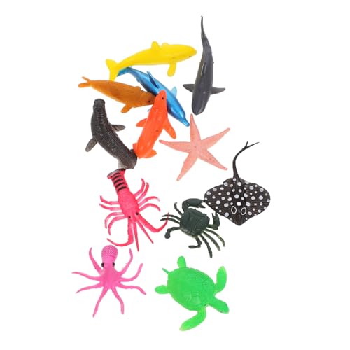 FRCOLOR 12 Stück Teiliges Tierfiguren Realistische Simulation Meerestiere Figuren Aquarium Zubehör Dekorative Fischspielzeuge für Lernspielzeug und Aquarium Dekoration FRCOLOR 12 Stück Teiliges Tierfiguren Realistische Simulation Meerestiere Figuren Aquarium Zubehör Dekorative Fischspielzeuge für Lernspielzeug und Aquarium Dekoration von FRCOLOR