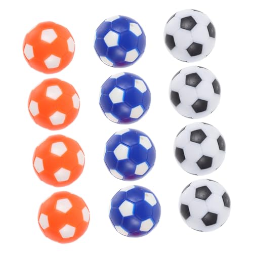 FRCOLOR 12 Stück Tischfußball Bälle Farbige Ersatzkugeln für Tischspiel Kompatibel mit Meisten Tischfußballmaschinen Langlebig und Bruchsicher von FRCOLOR
