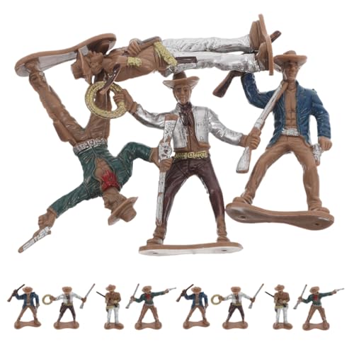 FRCOLOR 12 Stück Western-Cowboy-Figur westliche Requisiten Cowboy-Plastikfiguren Western Kuchen -Topper Foto -Requisiten -Partyzubehör FRCOLOR 12 Stück Western-Cowboy-Figur westliche Requisiten Cowboy-Plastikfiguren Western Kuchen -Topper Foto -Requisiten -Partyzubehör von FRCOLOR