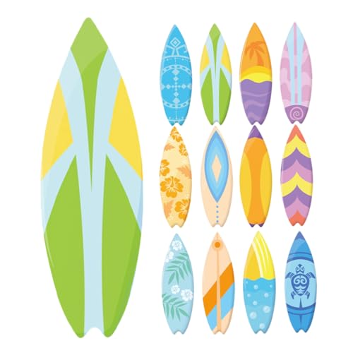FRCOLOR 120 Stück Teiliges Hawaiianisches Surfbrett Sticker Langlebige Farbechte Aufkleber für Strand Deko DIY Surfboard Aufkleber für Outdoor Strand und Urlaub von FRCOLOR