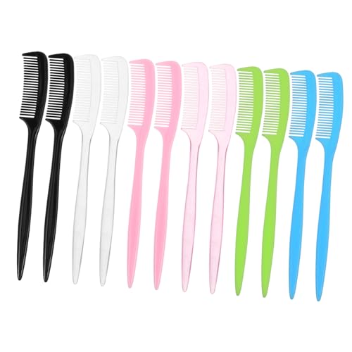 FRCOLOR 12Stücke Teiliges Puppenhaarpflege Set Plastik Kämme und Bürsten für Puppenhaarstyling für Kreative und Pflege von Perücken Robust und Tragbar von FRCOLOR