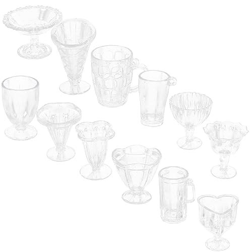 FRCOLOR 12 Stücke Miniatur Becher Satz Kleiner Plastikbecher für Puppenhaus Kinder Spielzeug Dekoration für Miniatur Szenen Requisiten für Rollenspiele FRCOLOR 12 Stücke Miniatur Becher Satz Kleiner Plastikbecher für Puppenhaus Kinder Spielzeug Dekoration für Miniatur Szenen Requisiten für Rollenspiele von FRCOLOR