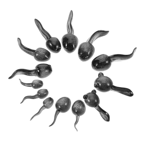 FRCOLOR 13 Stück Miniaturisierte Teichdekoration Teiliges Realistische Kleine Tadpole Figuren für Mini Bonsai und Outdoor Pools für Garten und Patio Deko von FRCOLOR