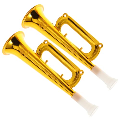 FRCOLOR 14 Stück Teiliges Kunststoff Trompeten Cheer Props für Kindergeburtstag Sportveranstaltungen und Partys Sicheres Lustiges Musikinstrument aus Plastik von FRCOLOR