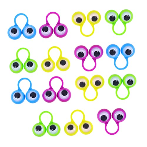 FRCOLOR 15 Stück Teiliges Fingerpuppen mit Großen Augen Bunte Ringpuppen Pädagogisches Lernspielzeug für Kreative Puppenspiele und Kinderpartys Fördert Farberkennung und Zufällige Farbe FRCOLOR 15 Stück Teiliges Fingerpuppen mit Großen Augen Bunte Ringpuppen Pädagogisches Lernspielzeug für Kreative Puppenspiele und Kinderpartys Fördert Farberkennung und Zufällige Farbe von FRCOLOR