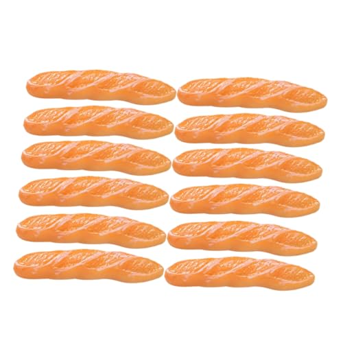 FRCOLOR 15 Stück Teiliges Künstliche Baguette Deko aus Resin Realistisch Aussehendes Fake Bread für Puppenhaus Miniatur Deko als Fotorequisite Shop Dekoration und Mini bäckerei Zubehör von FRCOLOR