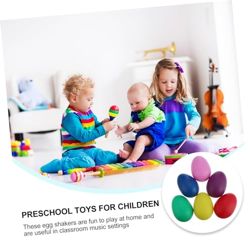 FRCOLOR 15 Stück Teiliges Kunststoff Ei Shaker für Bunte Percussion Musikinstrumente Lärmarme Rassel Eier Altersgerecht Ab Jahren für Musikunterricht und Ostergeschenke Zufällige Farbe FRCOLOR 15 Stück Teiliges Kunststoff Ei Shaker für Bunte Percussion Musikinstrumente Lärmarme Rassel Eier Altersgerecht Ab Jahren für Musikunterricht und Ostergeschenke Zufällige Farbe von FRCOLOR