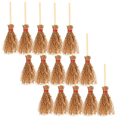 FRCOLOR 15 Stück Teiliges Mini Holzbesen aus Buchenholz Robuste Miniatur Besen Requisiten für Puppenhaus Dekoration Kreatives Zubehör für DIY Miniatur Häuser und Halloween Hexenfiguren FRCOLOR 15 Stück Teiliges Mini Holzbesen aus Buchenholz Robuste Miniatur Besen Requisiten für Puppenhaus Dekoration Kreatives Zubehör für DIY Miniatur Häuser und Halloween Hexenfiguren von FRCOLOR