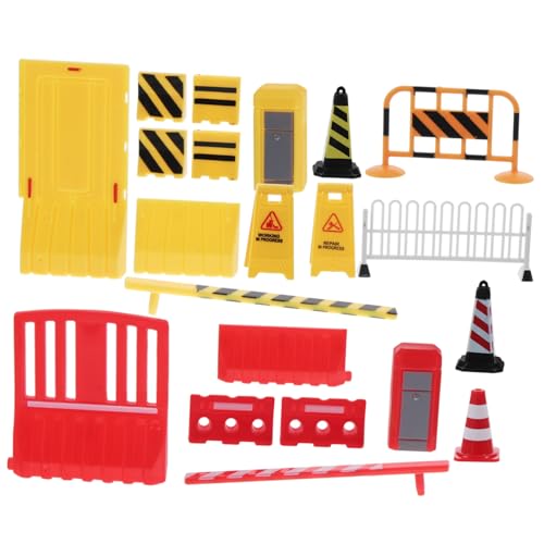 FRCOLOR 15 Stück Teiliges Mini Verkehrszeichen Realistische Straßenschilder und Barrikaden für Fördert Verkehrssicherheit und Spielerisches Lernen für Verkehrserziehung und Fantasiespiele FRCOLOR 15 Stück Teiliges Mini Verkehrszeichen Realistische Straßenschilder und Barrikaden für Fördert Verkehrssicherheit und Spielerisches Lernen für Verkehrserziehung und Fantasiespiele von FRCOLOR