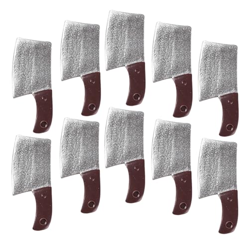 FRCOLOR 15 Stück Teiliges Miniatur Küchenmesser aus Resin Detailreiche Miniatur Küchenutensilien für Puppenhaus Mini Küchendekor und Sammlerstücke Leicht und Dekorativ von FRCOLOR